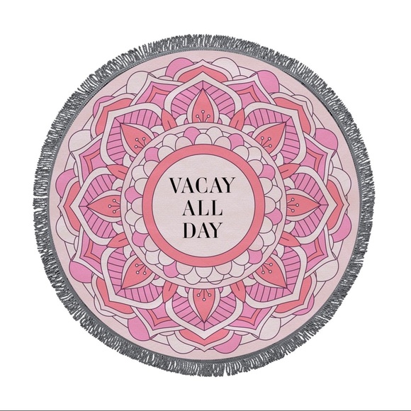 60in Beach Towel And Blanket-Vacay All Day - Picture 2 of 2